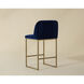 Nevin 38 inch Sapphire Blue Counter Stool